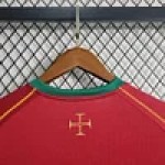 2006 Portugal Retro Jersey Home World Cup
